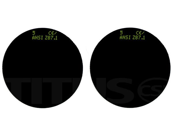 TITUS Replacement Lenses Cup Type C Frame Industrial Quality Welding Goggles UV IR Green 5 7 8 9 10 11 12 13 or 14 Filter