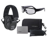 Titus 2 Series Slim-Line 34 NRR Hearing Protection Safety Glasses Combos