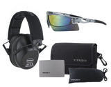 Titus 2 Series Slim-Line 34 NRR Hearing Protection Safety Glasses Combos