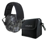 TITUS 2 Series Low-Profile High Decibel NRR Safety Earmuffs