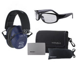 Titus 2 Series Slim-Line 34 NRR Hearing Protection Safety Glasses Combos