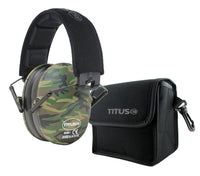 TITUS 2 Series Low-Profile High Decibel NRR Safety Earmuffs