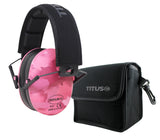 TITUS 2 Series Low-Profile High Decibel NRR Safety Earmuffs