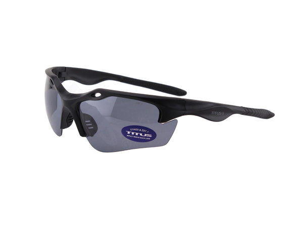 Titus G18 Polarized Motorsport Dark Smoke Sunglasses - Sports